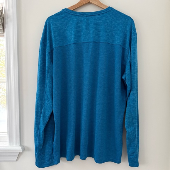 Kuhl Engineered Crew Vibrant Blue Men’s Long Sleeve Tee XXL Hiking Outdoor - Picture 2 of 12
